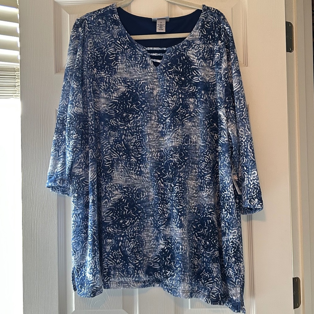 Catherine's 3x Printed Blouse